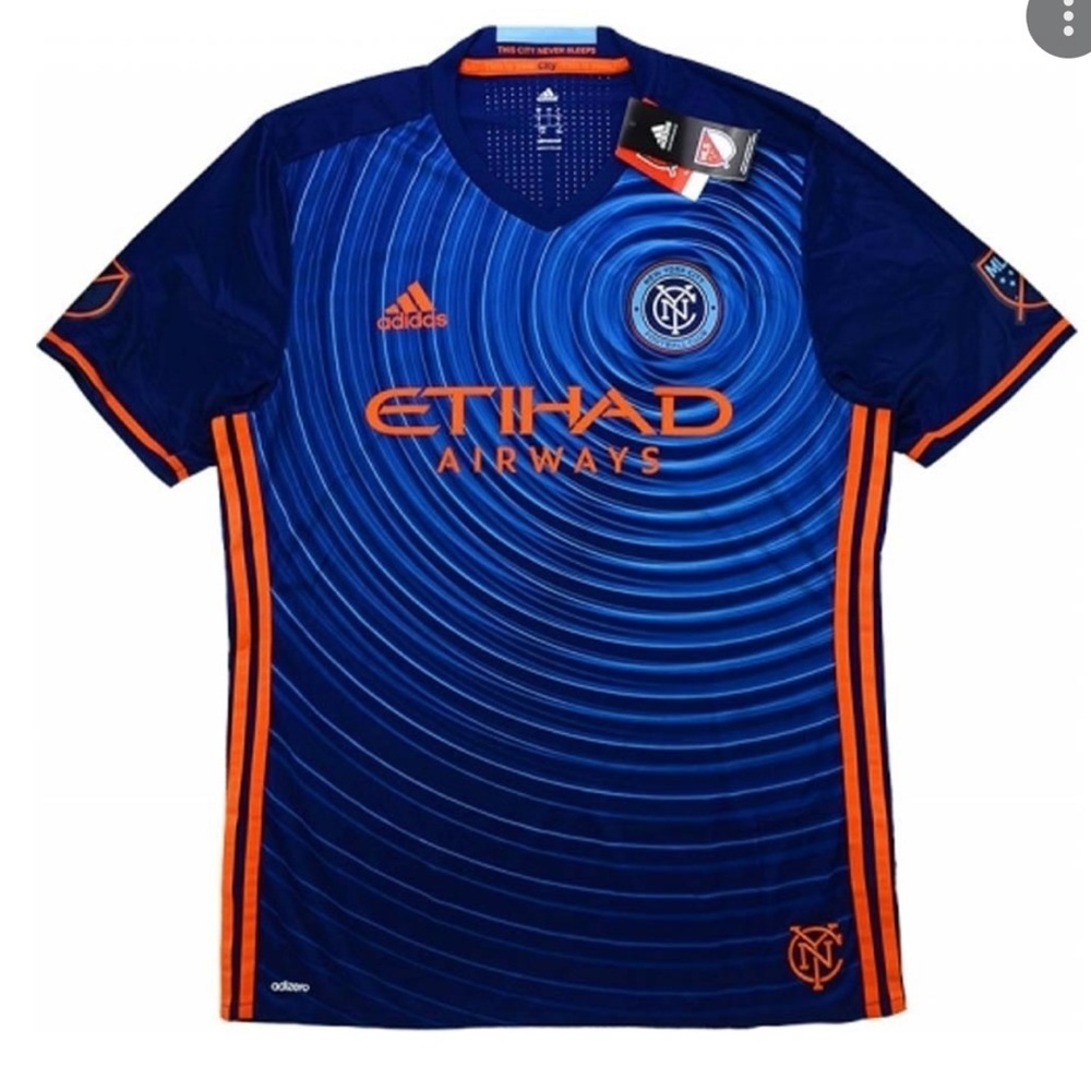 2017 New York City Adidas Away Authentic Football Shirt